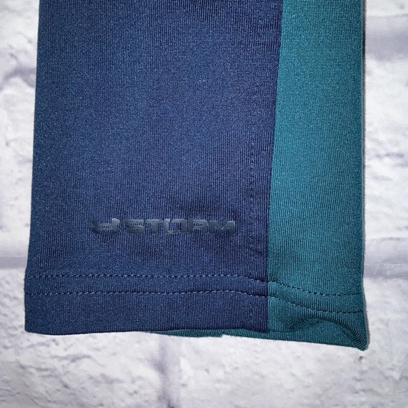 Under Armour Sweatshirt Men XXL Green Navy Pullover Quarter Zip Golf - Picture 4 of 9